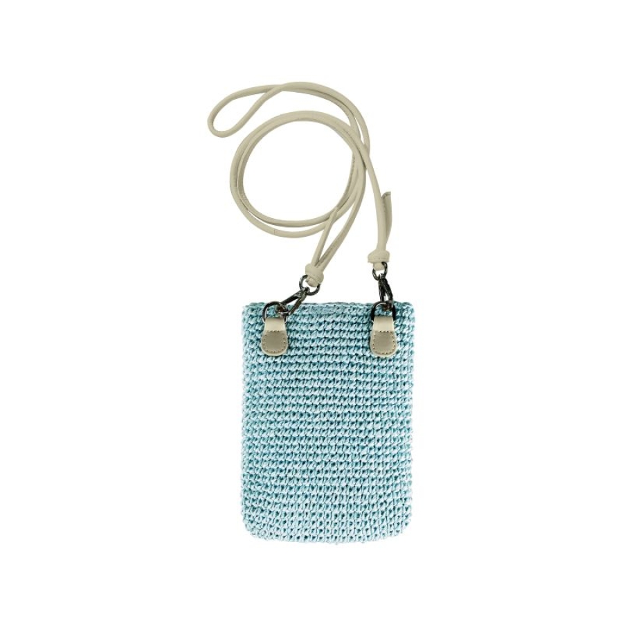 SEABREEZE MOBILE RAFFIA-LIGHT BLUE Smartphone Tasche